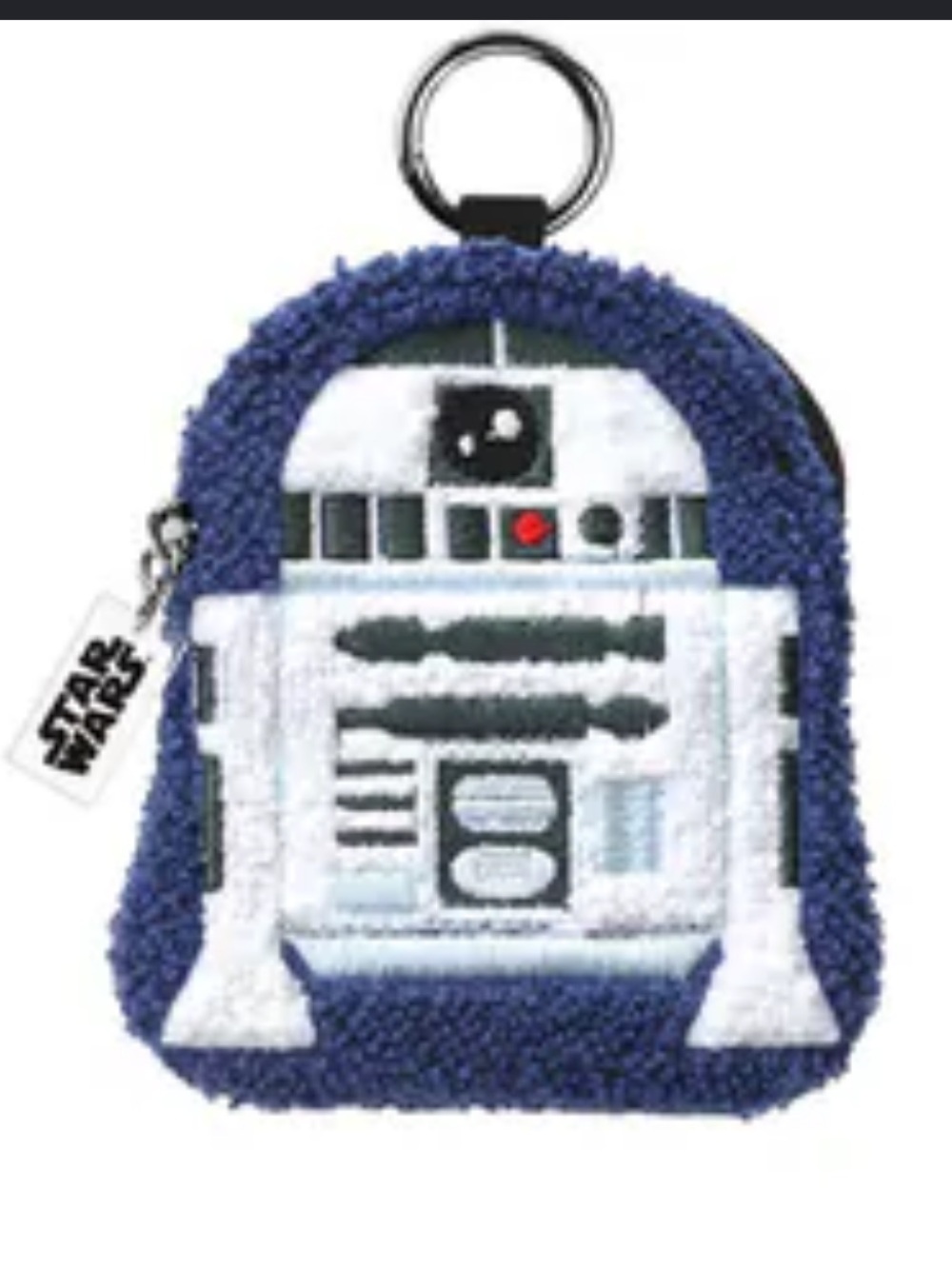 Disney Star Wars R2-D2 Terry Cloth Keychain Pouch